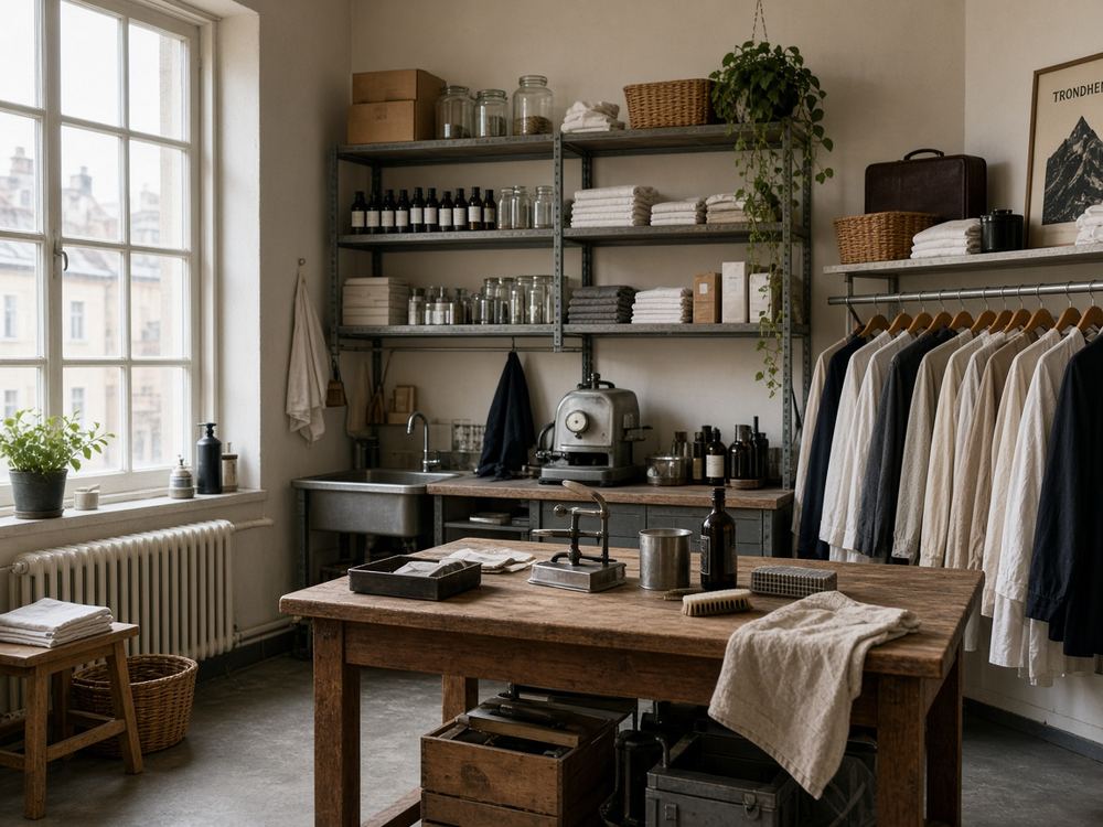 About the Laundry / dry cleaning studio at Magic Raven Laundry